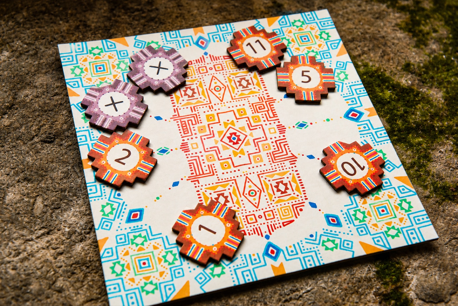 Illustrated character cards depicting figures from Peruvian folklore